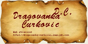 Dragovanka Ćurković vizit kartica